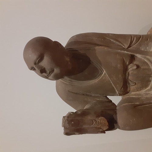 A Buddhist monk at the ROM