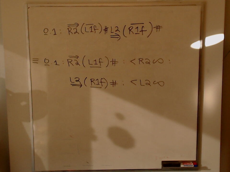 A photo of a whiteboard titled: Yulong’s O.A Construction