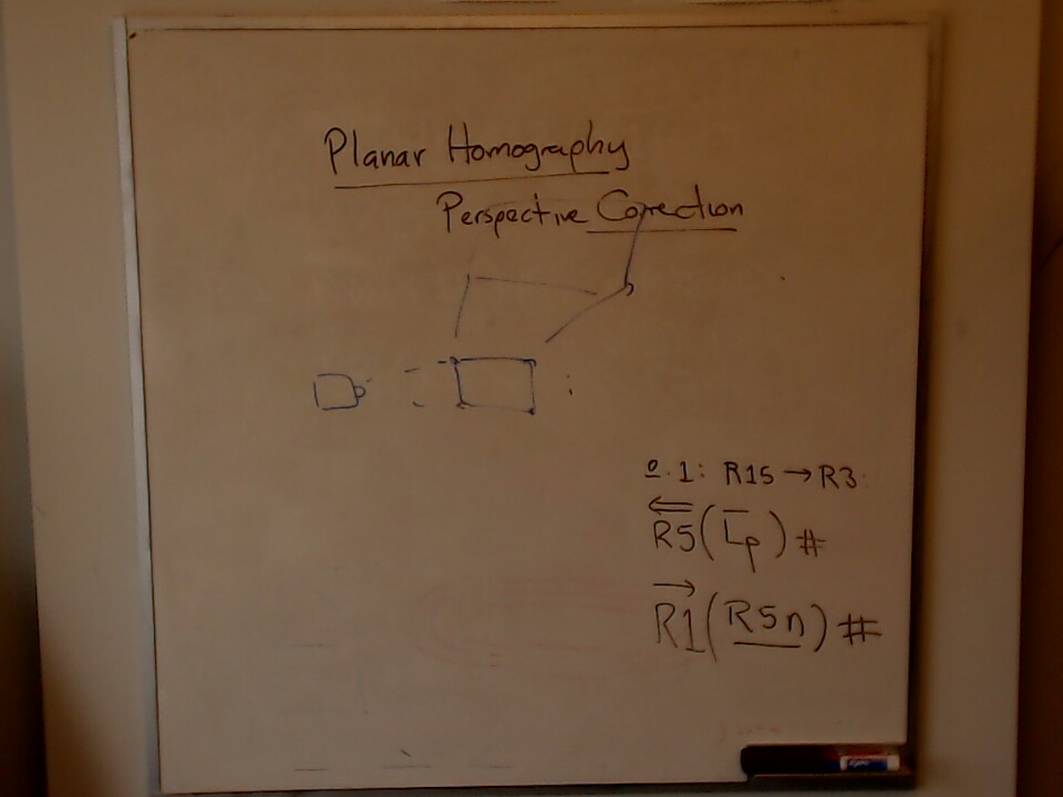 A photo of a whiteboard titled: Paco: Terms from Graphics Programming / Half-Second Star