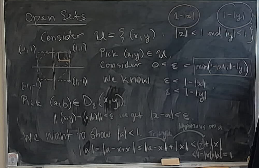 A photo of a whiteboard titled: The Box is Open